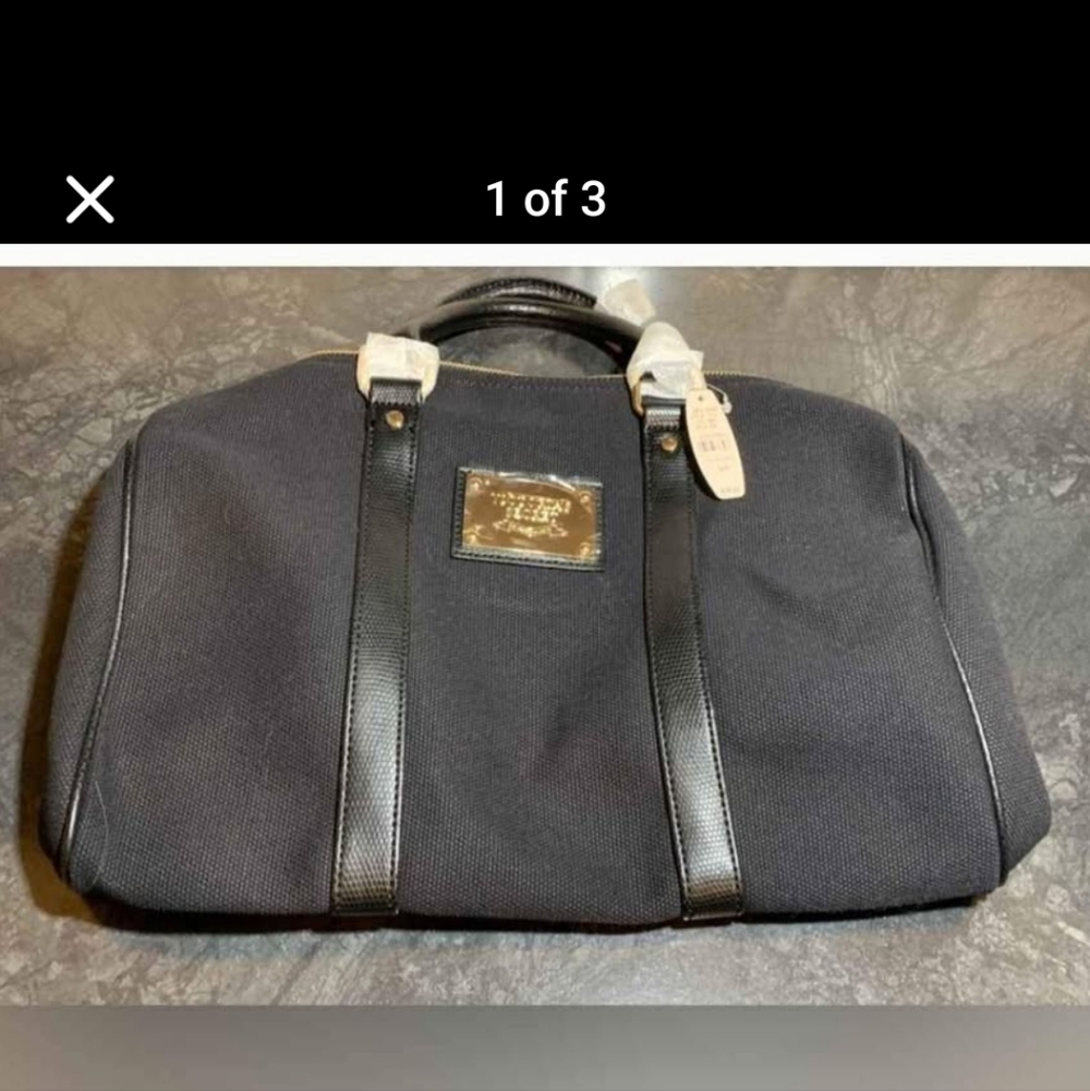 Victoria's Secret Black Travel Tote